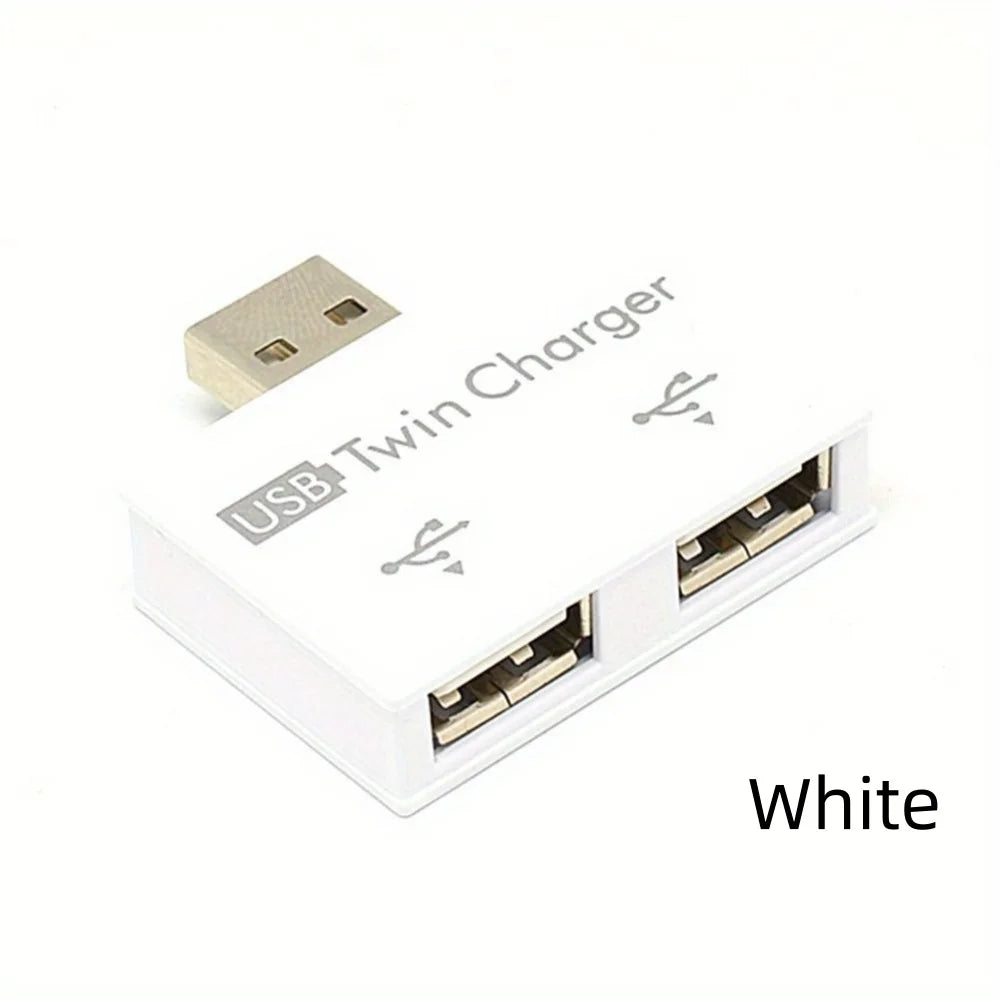 USB 1/2 Charging Data Interface Splitter Mobile USB 2.0 Hub Adapter Converter Computer Charging Accessories For Phone Laptop PC
