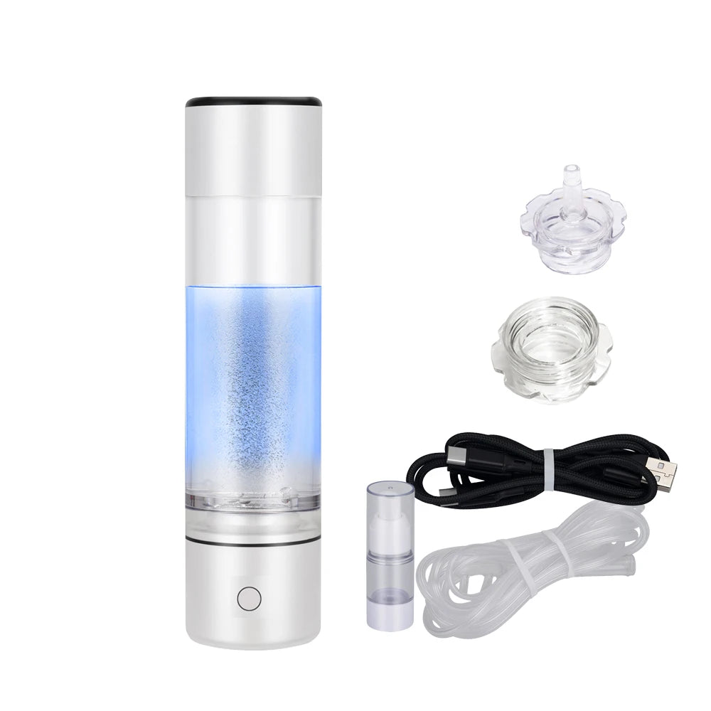 IHOOOH Low Frequency Resonance 7.8HZ Rich Hydrogen Water Generator Bottle Alkaline Hydrogen Water Anti Aging H2 Smart Water Cup