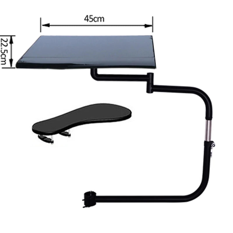 D-mount OK030 OK010 Multifunctional Full Motion Laptop Desk Holder Keyboard Support+Mouse Pad Stainless steel 20kg around chair