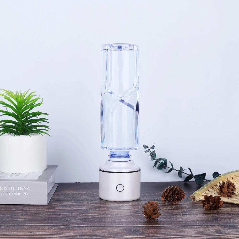 IHOOOH Low Frequency Resonance 7.8HZ Rich Hydrogen Water Generator Bottle Alkaline Hydrogen Water Anti Aging H2 Smart Water Cup