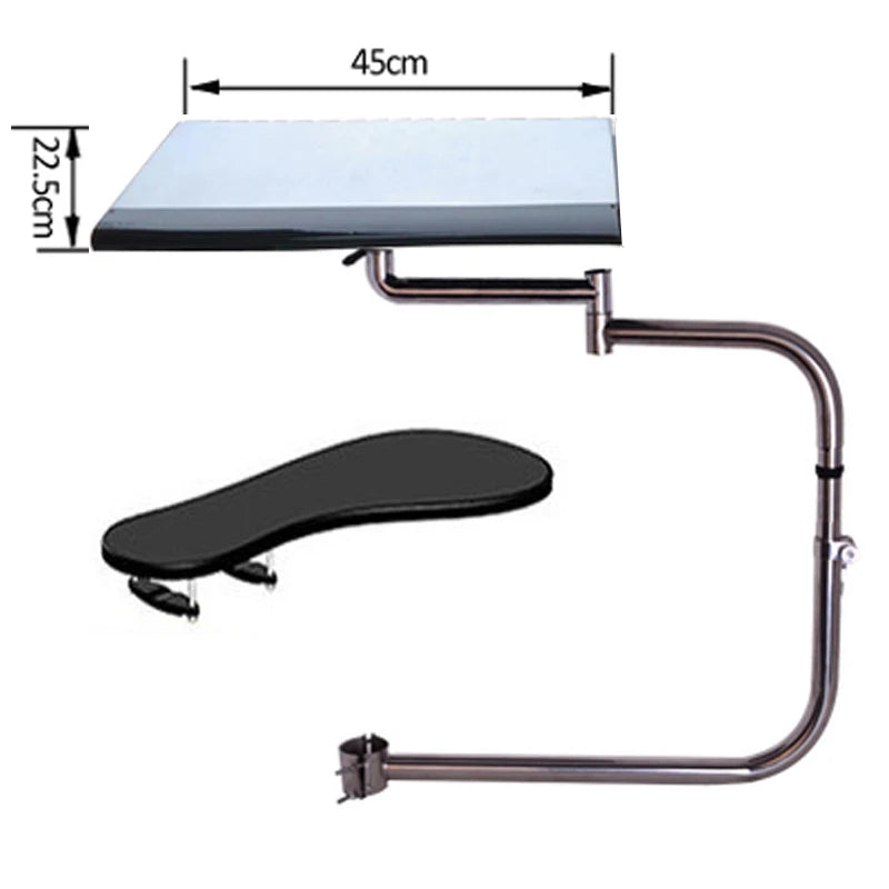 D-mount OK030 OK010 Multifunctional Full Motion Laptop Desk Holder Keyboard Support+Mouse Pad Stainless steel 20kg around chair