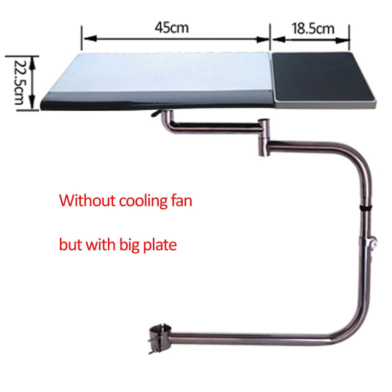 D-mount OK030 OK010 Multifunctional Full Motion Laptop Desk Holder Keyboard Support+Mouse Pad Stainless steel 20kg around chair