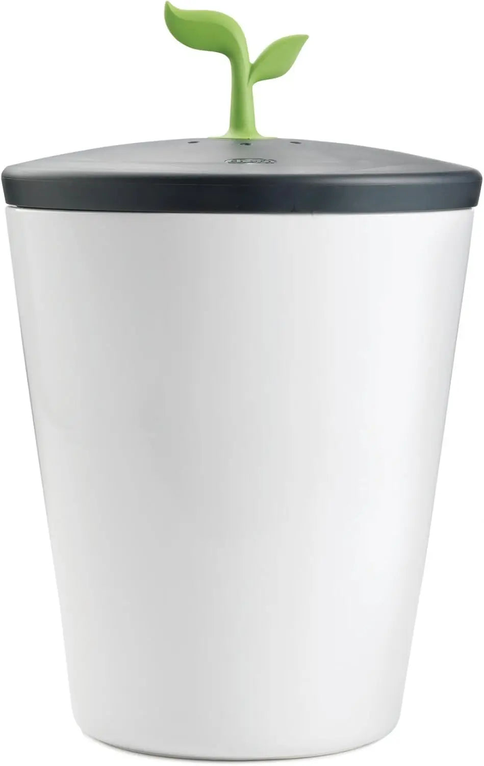 Eco-Friendly Kitchen Compost Bin, 3.3L Black & White Countertop Waste Container for Sustainable Living
