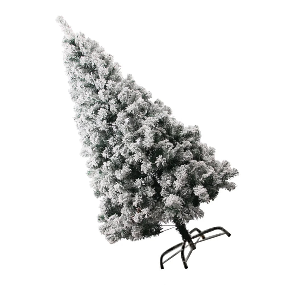 Artificial Flocked Christmas Tree White Xmas Tree Premium Eco Friendly Reusable Decoration Festive Christmas tree decoration