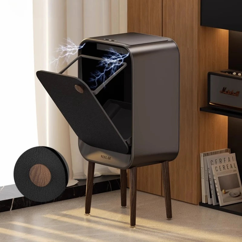 Luxury Smart Sensor Trash Can - Touchless Kitchen Tall Trash Bin Living Room Bedroom Wastebasket Garbage Storage Bin