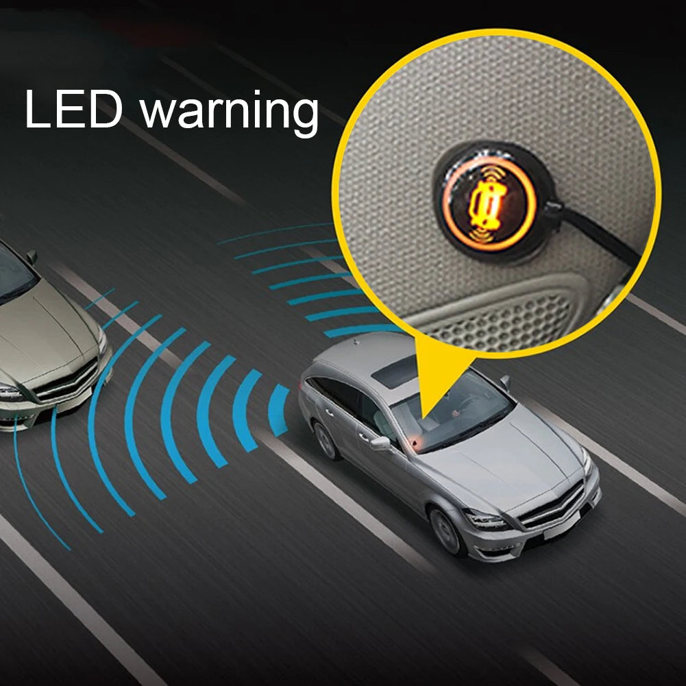 BSD Warning Light Car Blind Spot Detection IP67 Waterproof Assist Lane Changing Blind Spot Monitoring System Radar Detection Set