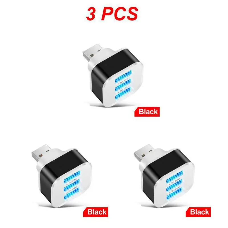 1/3PCS Hub Multi USB 2.0 Hub USB Splitter 3-in-1 Multi Ports 2.0 USB Extender Adapter Port Splitter For PC Computer Accessories