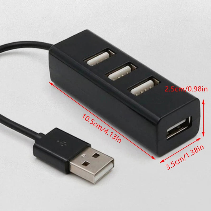 1PCS USB Hub USB Separators High Speed 4-port USB Expander Power Hub Adapter PC Laptop Accessories