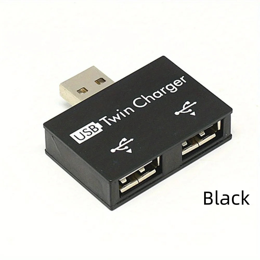 USB 1/2 Charging Data Interface Splitter Mobile USB 2.0 Hub Adapter Converter Computer Charging Accessories For Phone Laptop PC
