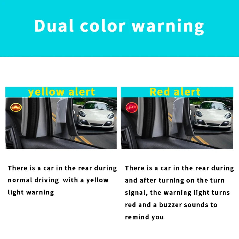 Universal Car BSD BSM BSA Blind Spot Radar Detection System 24GHz Microwave Sensor Change Lane Driving Assistance with GPS