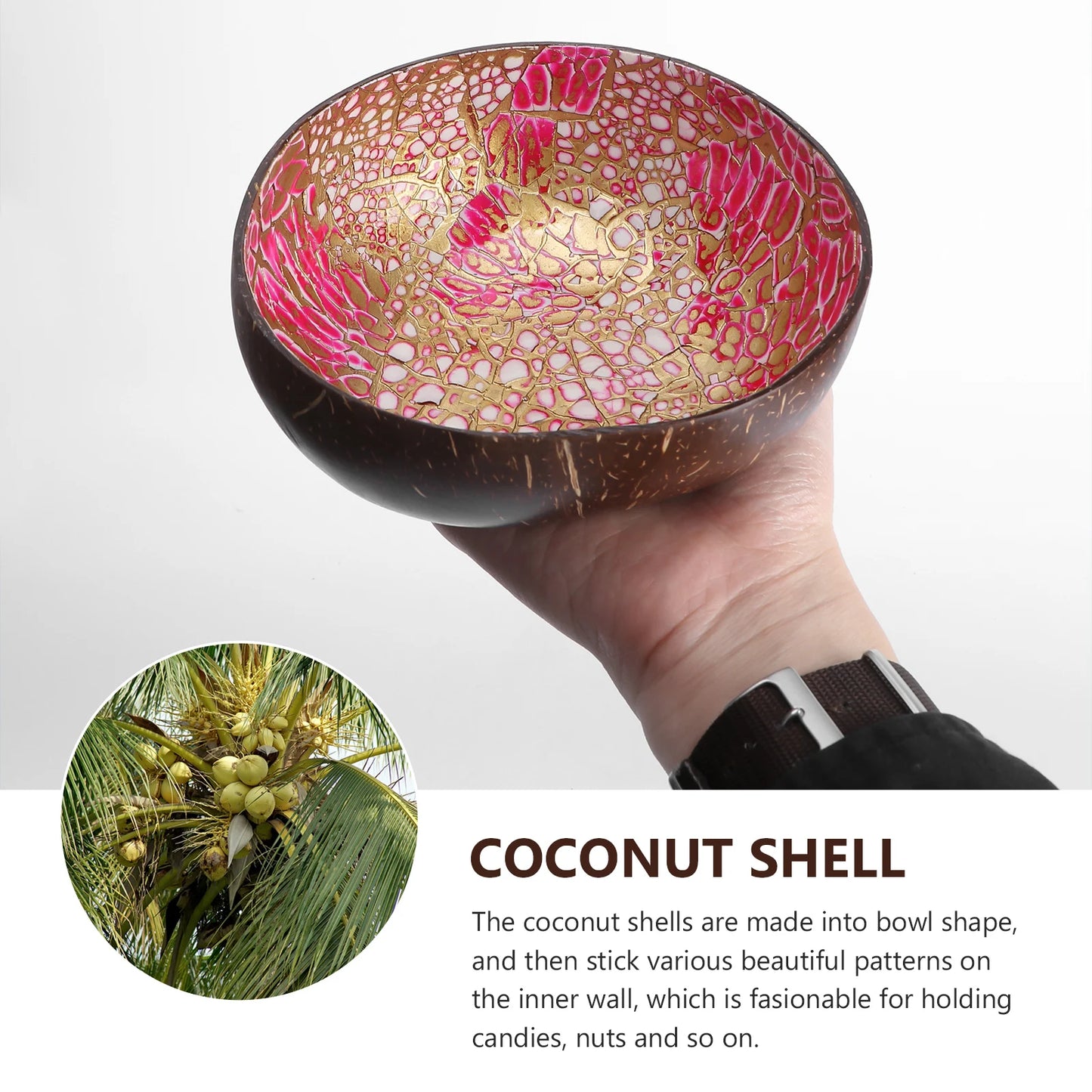 1pc Key Bowl Wooden Eco Friendly Unique Home Decoration Storage Container For Candies Nuts Desktop Bowl Office Bedroom