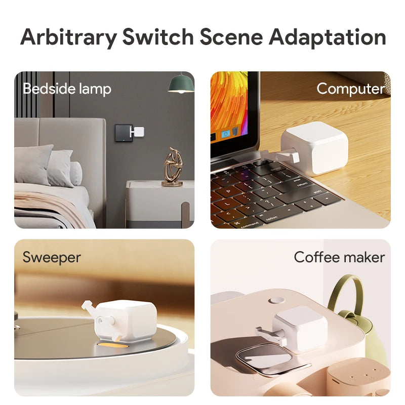 Tuya BLE Fingerbot for Rocker Switch Remote Controller Adjustable Switch Press Robot Support Google Home Alexa Voice Assitant
