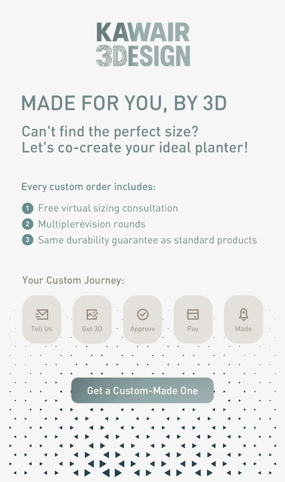 Eco-Friendly 3D Printed Flower Pot Irregular Geometric plant pot with Textured Lines for Tabletop Decor & Sustainable Gift