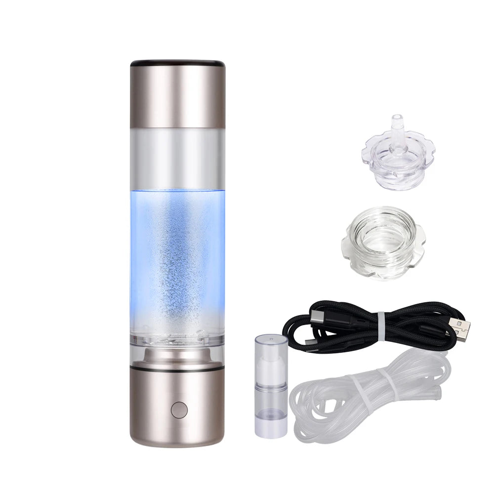 IHOOOH Low Frequency Resonance 7.8HZ Rich Hydrogen Water Generator Bottle Alkaline Hydrogen Water Anti Aging H2 Smart Water Cup