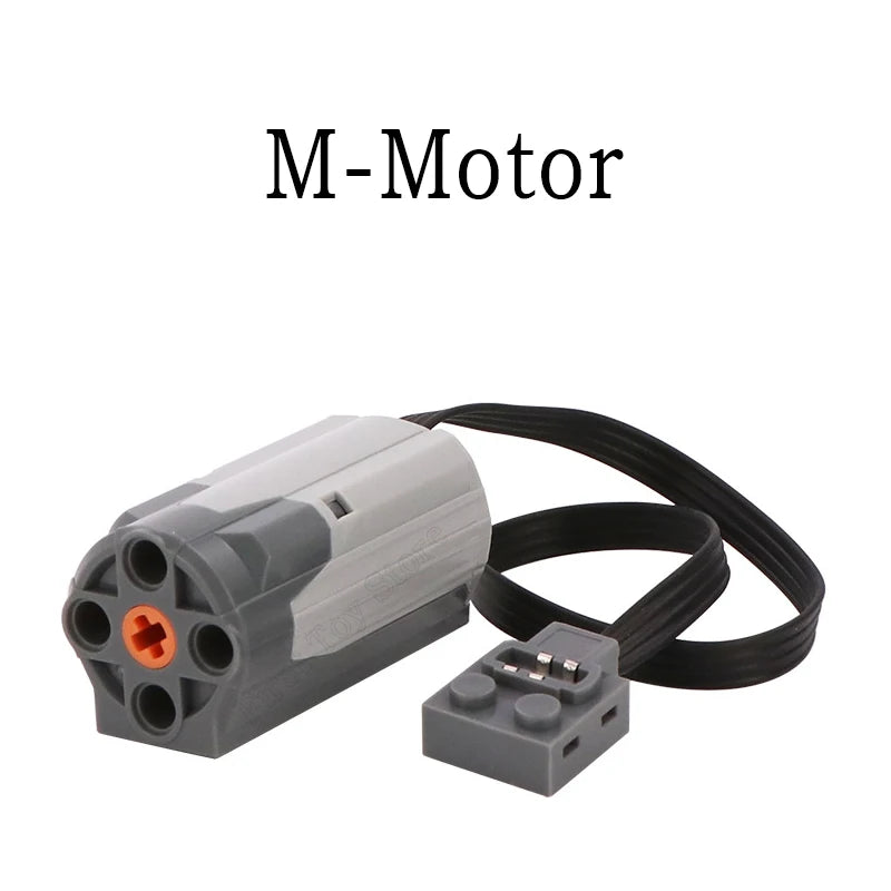 Train Track Motor High-Tech 2.4G Bluetooth APP Module RC DIY Building Blocks MOC PF Power Function Upgrade XL-M-Servo Motor DIY