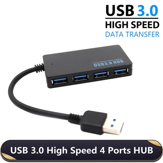 High Speed 4 Ports USB 3.0 HUB Multi USB C type-c Splitter Expander Multiple USB Expander Computer Accessories For Laptop PC