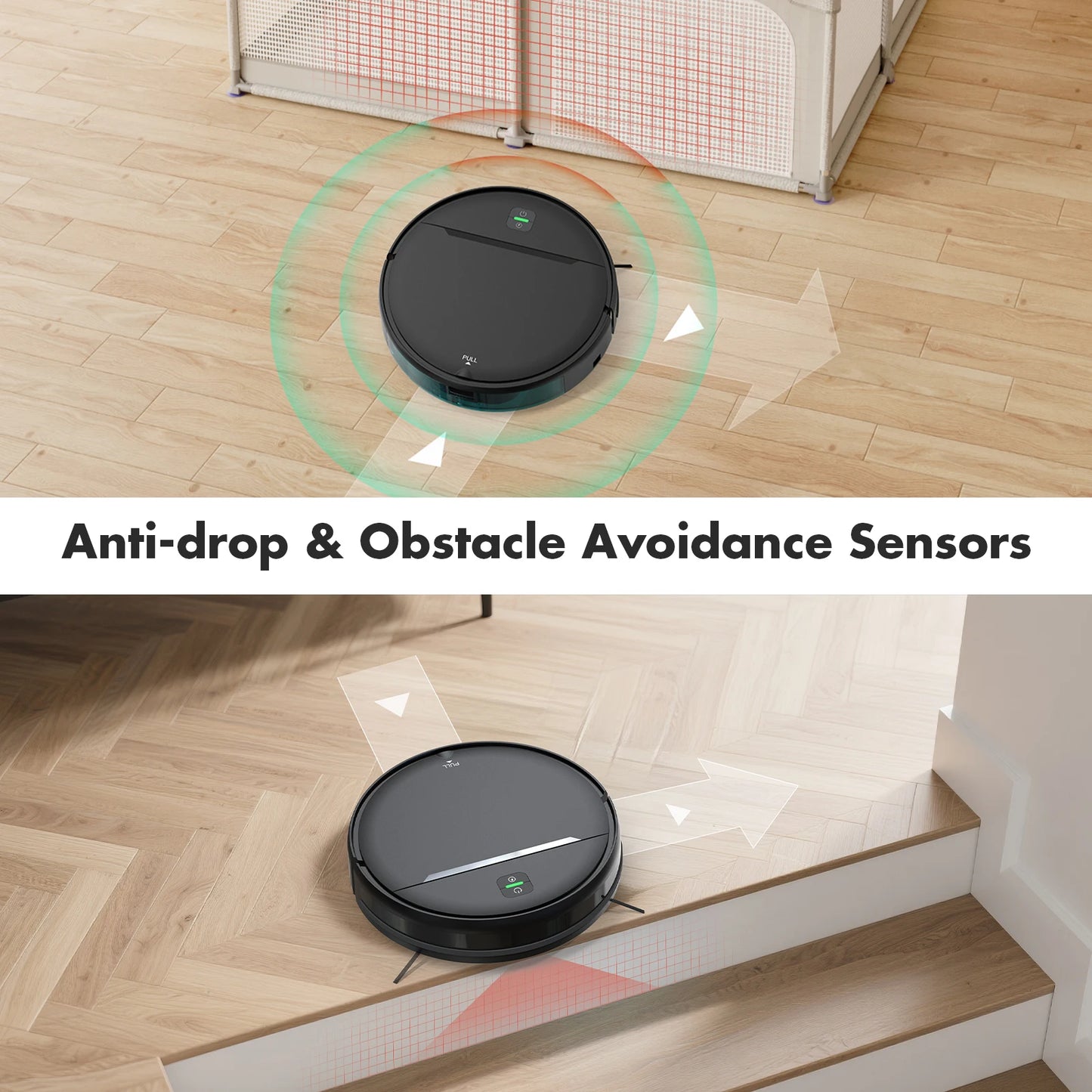 OMESER BR181 Robot Vacuum Cleaner Combo Mop 4KPa Suction Robotic WiFi/Voice Control Auto-Recharge Pet Hair Vacuum Cleaning Robot