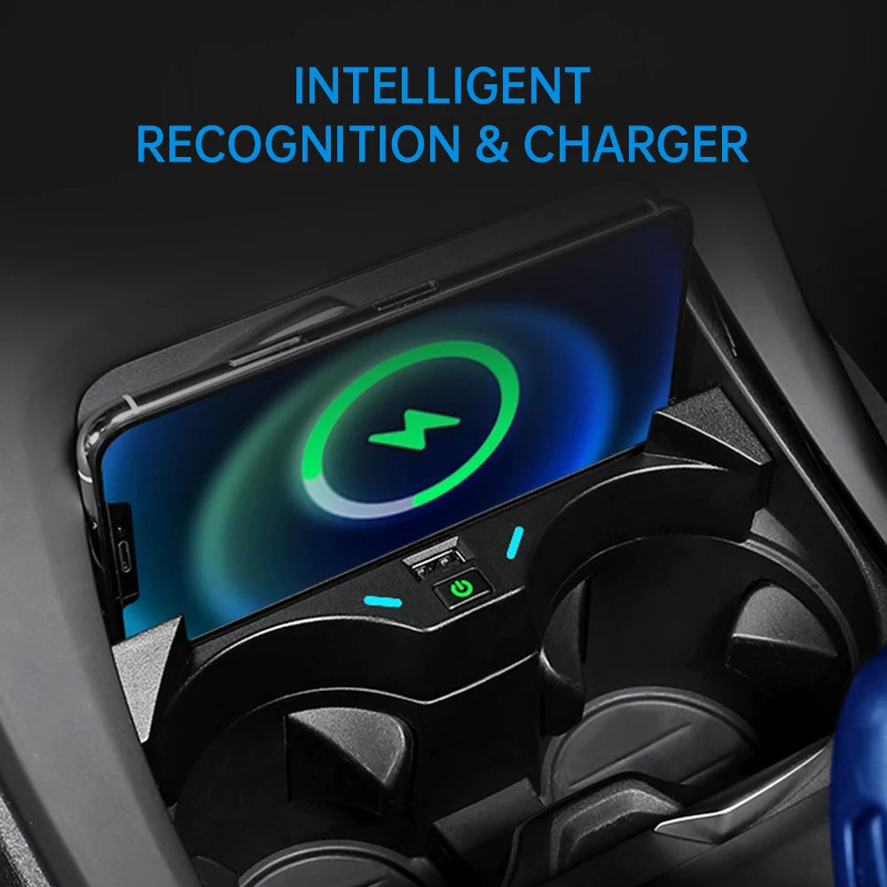 Wireless charging For BMW X1 F48 F49 X2 F39 2016-2019 15W phone charger mobile holder fast charger car accessories