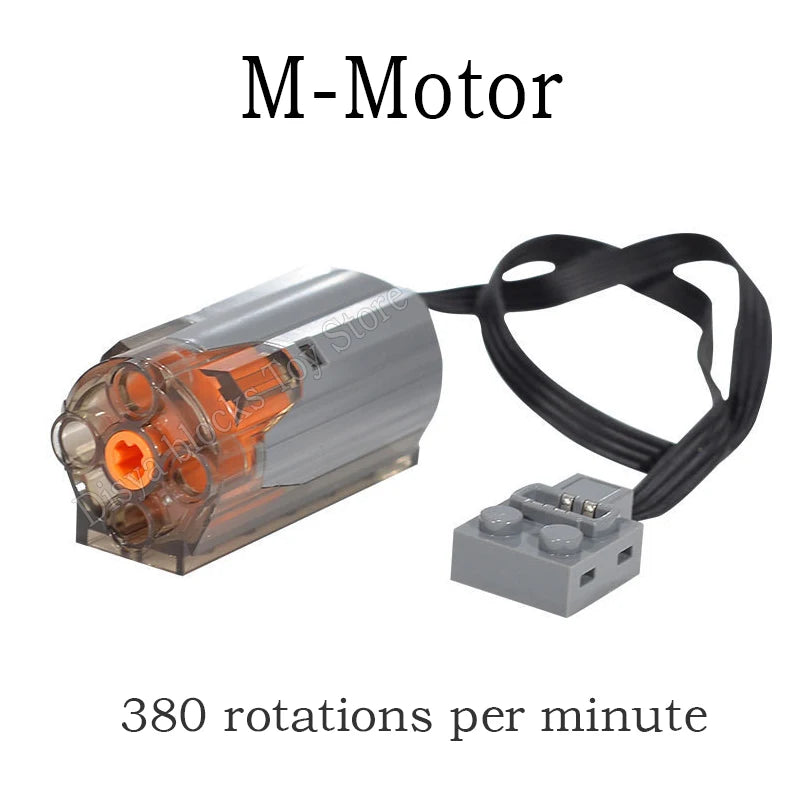 Train Track Motor High-Tech 2.4G Bluetooth APP Module RC DIY Building Blocks MOC PF Power Function Upgrade XL-M-Servo Motor DIY