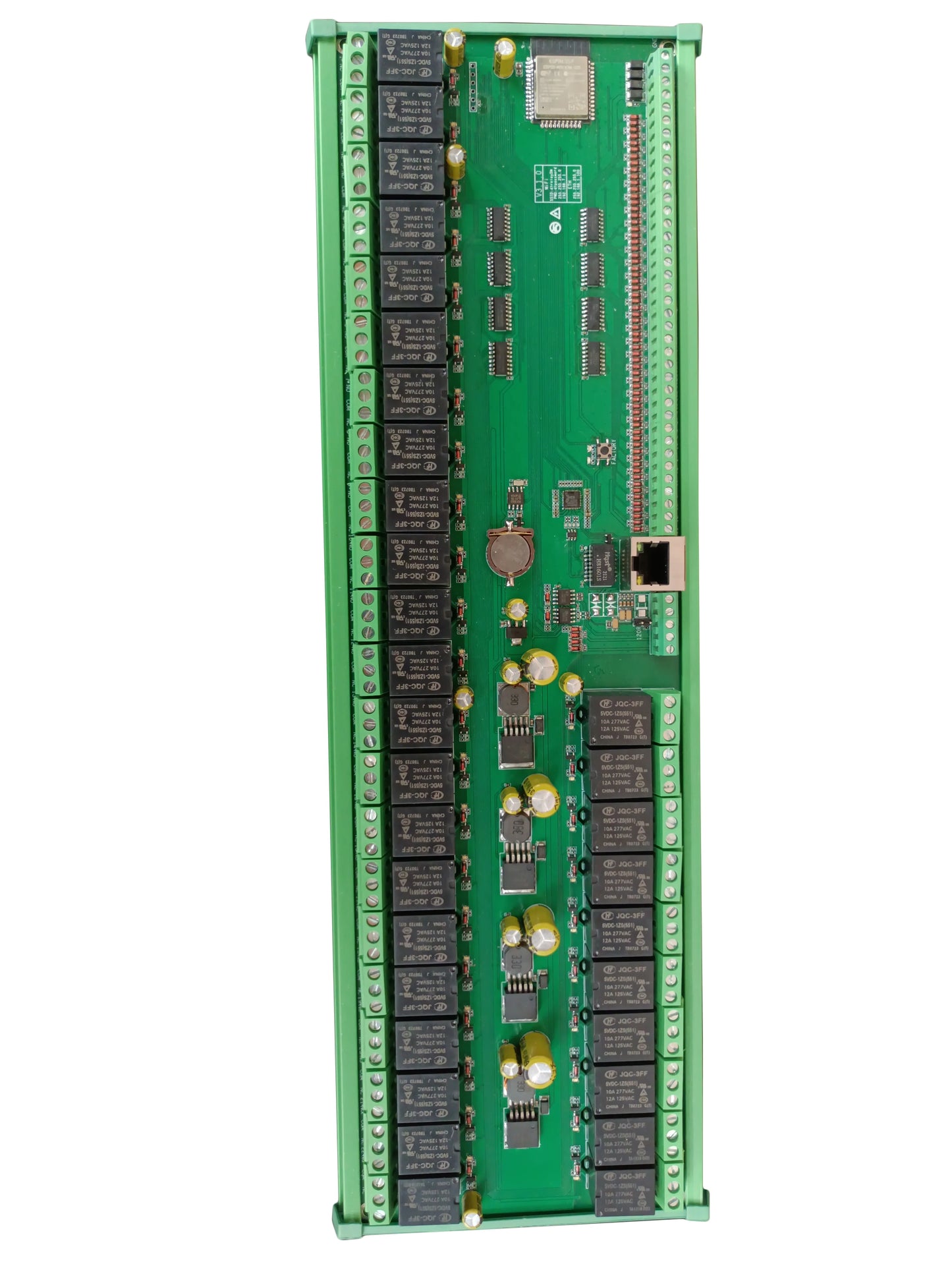 Ethernet Relay Board 16 32 Channel ESP32 WIFI MQTT Home Assistant Domoticz OpenHAB Digital Input Smart Switch