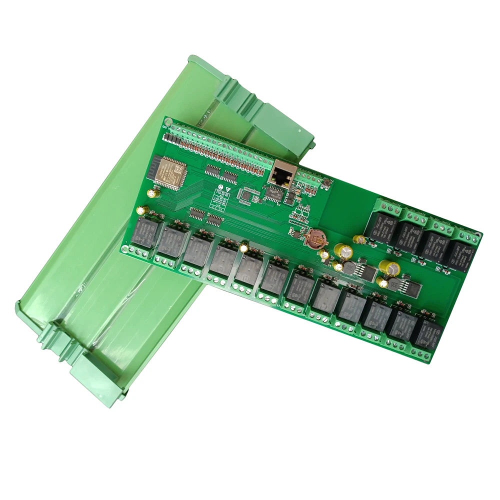Ethernet Relay Board 16 32 Channel ESP32 WIFI MQTT Home Assistant Domoticz OpenHAB Digital Input Smart Switch