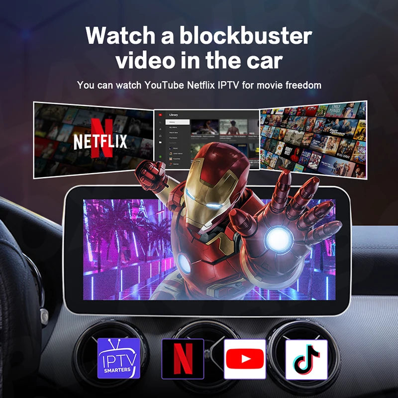 5 in 1 Carplay Ai Box Android Auto Wireless Carplay Adapter Carplay Car Multimedia Player Auto Connect For YouTube Netflix