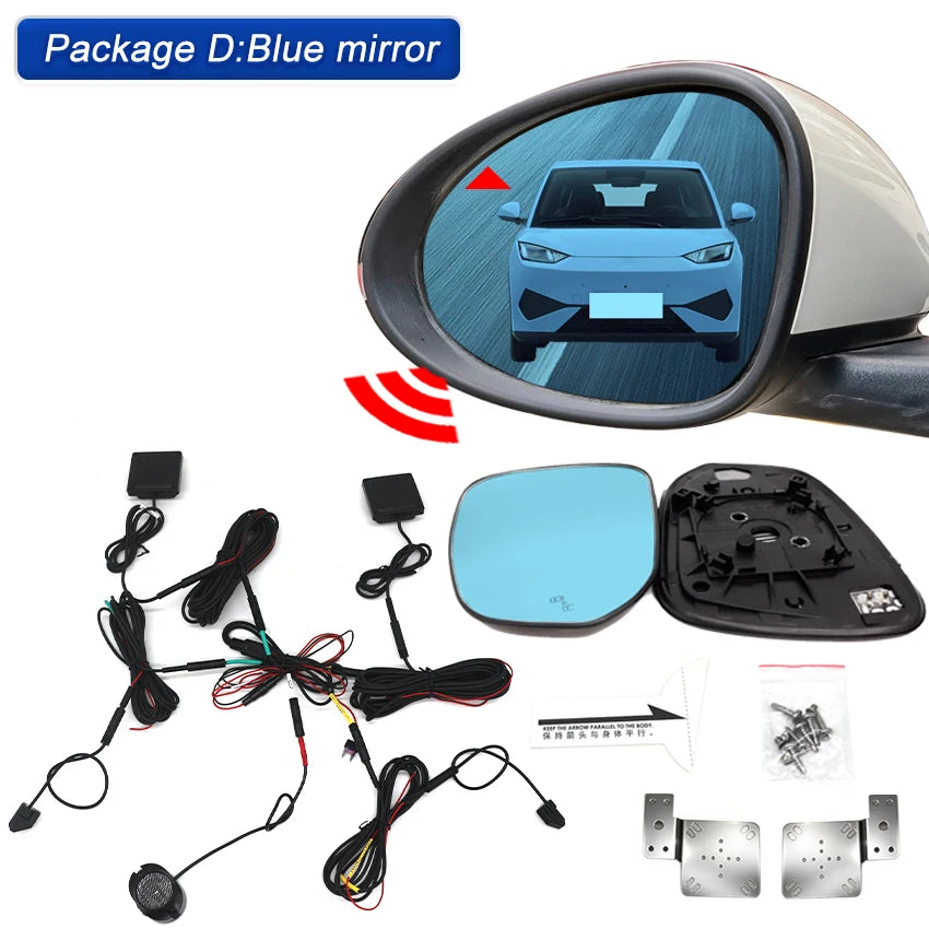 Car Blind Spot Monitoring For BYD Dolphin Mini 2021-2025 BSD Radar Detection System Microwave Sensor Assistant Driving Security