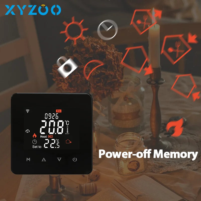 Tuya Thermostat WiFi Electric/Water/Gas Boiler Warm Floor Heating Temperature Controller Smart Thermoregulator Alexa Google
