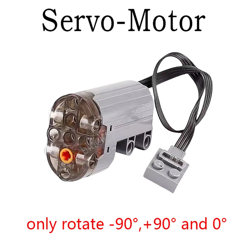 Train Track Motor High-Tech 2.4G Bluetooth APP Module RC DIY Building Blocks MOC PF Power Function Upgrade XL-M-Servo Motor DIY