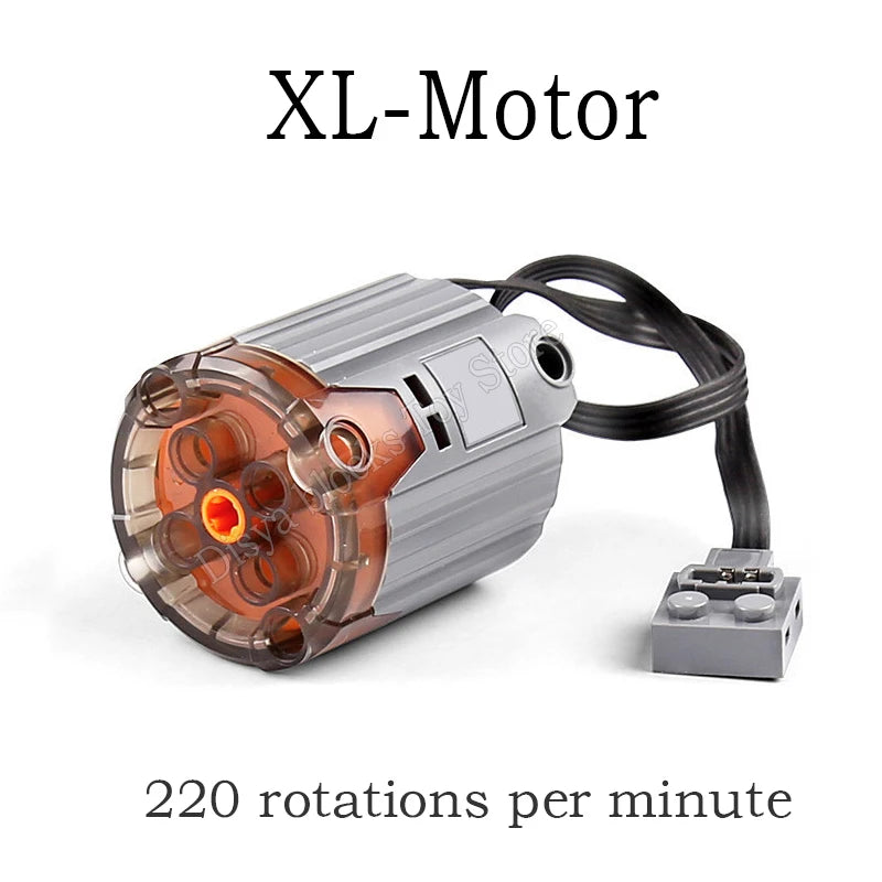 Train Track Motor High-Tech 2.4G Bluetooth APP Module RC DIY Building Blocks MOC PF Power Function Upgrade XL-M-Servo Motor DIY