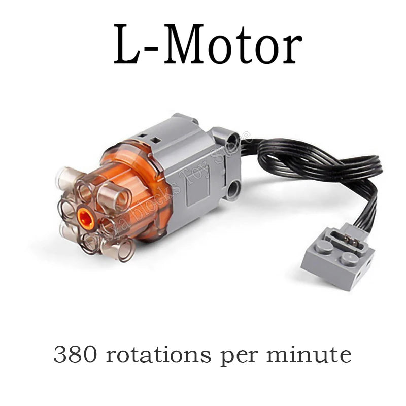 Train Track Motor High-Tech 2.4G Bluetooth APP Module RC DIY Building Blocks MOC PF Power Function Upgrade XL-M-Servo Motor DIY