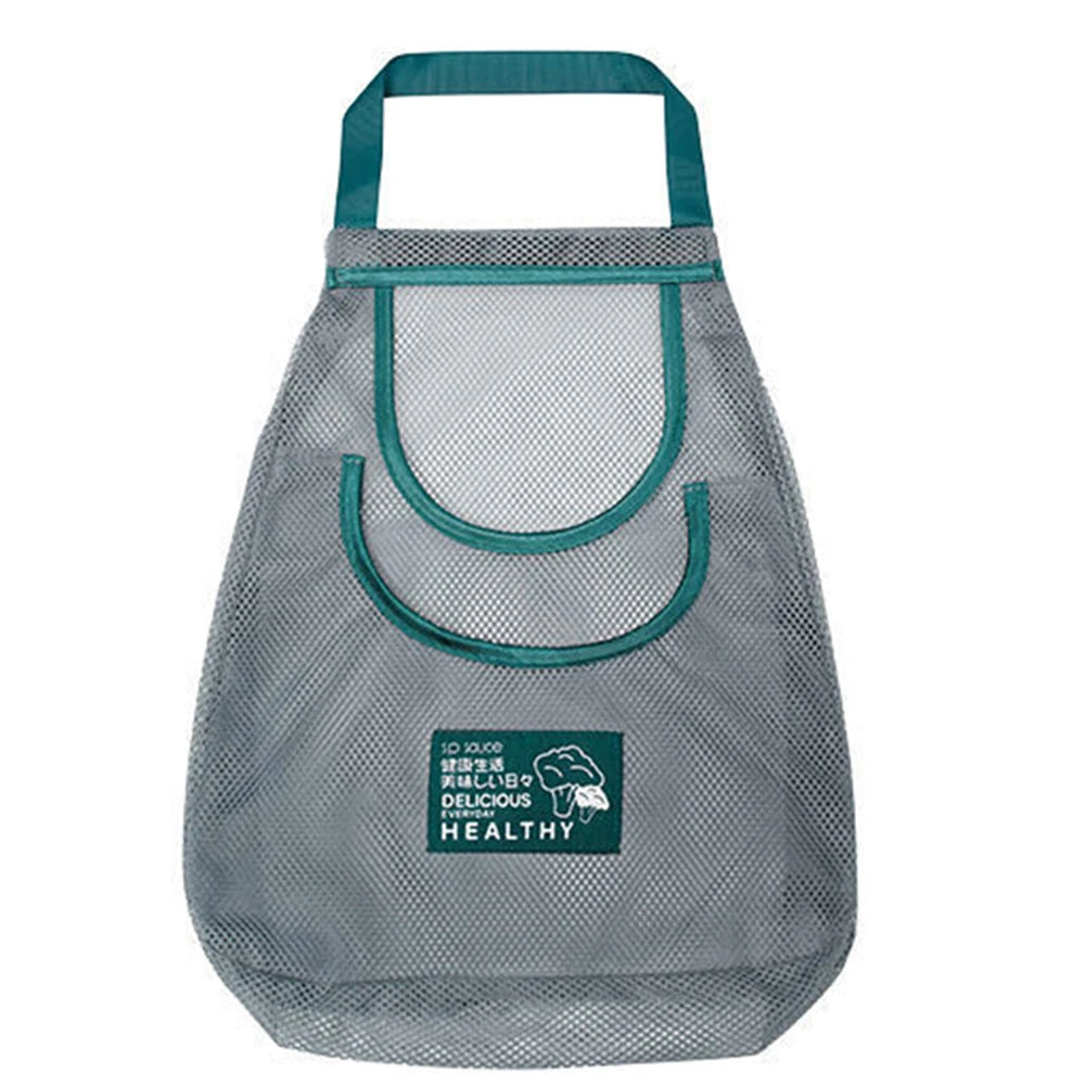 Fruit Vegetable Storage Bag Reusable Vegetable Mesh Bag Washable Eco Friendly Hollow Net Portable for Garlic Potatoes Onion