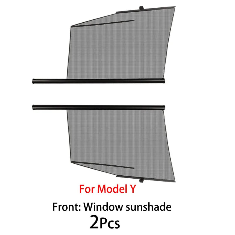 For Tesla Model 3 Y  2017-2023 Car Lifting Window Sunshade Custom Sun ShadeCar Sun Shade Front Rear Cover Windshield Protect