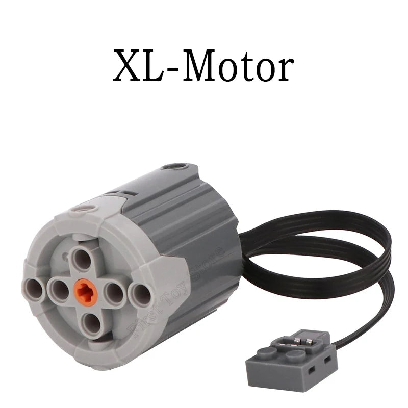 Train Track Motor High-Tech 2.4G Bluetooth APP Module RC DIY Building Blocks MOC PF Power Function Upgrade XL-M-Servo Motor DIY