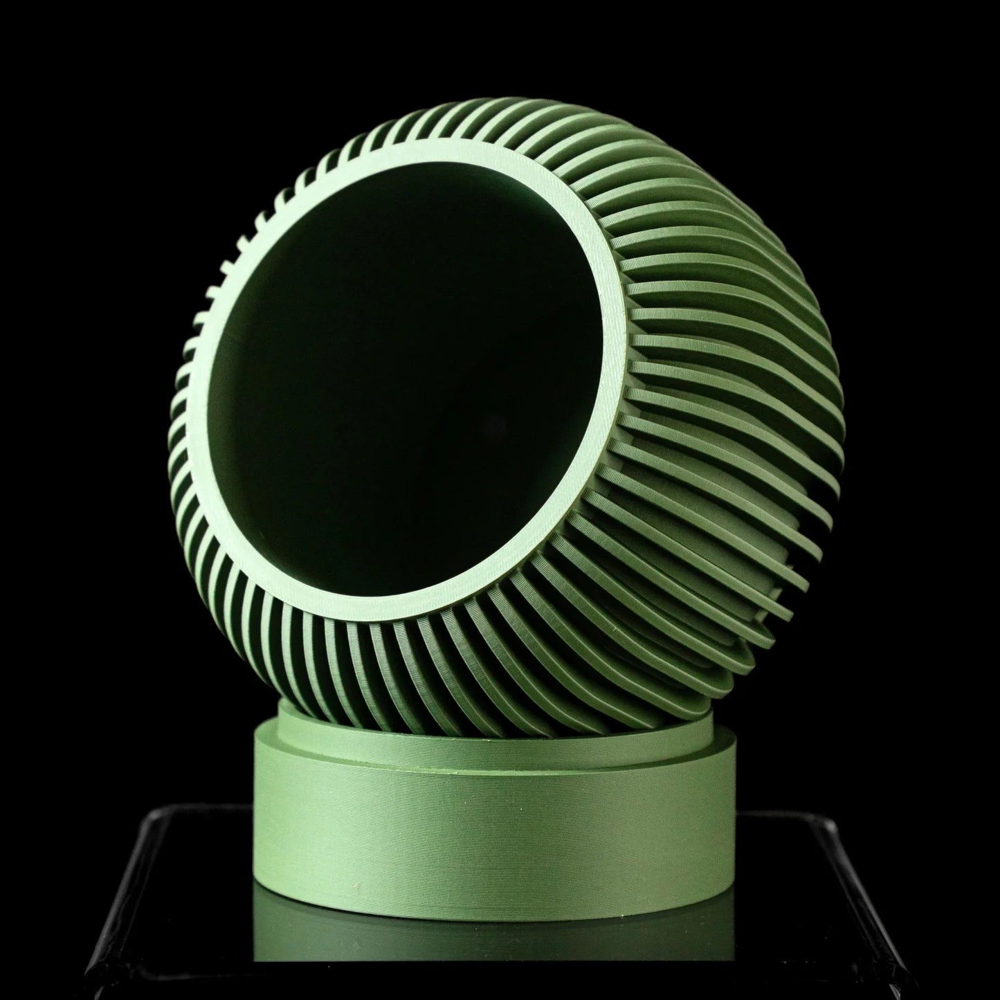 Modern Minimalist 3D Printed Plant Pot – Biodegradable Flower Planter for Home Decor, Eco-Friendly Sustainable Gift (Yuso)