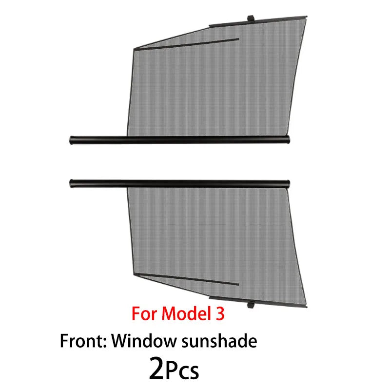 For Tesla Model 3 Y  2017-2023 Car Lifting Window Sunshade Custom Sun ShadeCar Sun Shade Front Rear Cover Windshield Protect