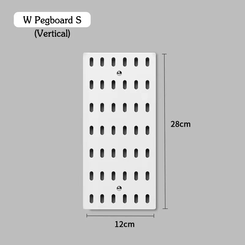 DIY Pegboard Accessories Kitchen Organization No Drill Hanging Shelf Storage Hooks Wall Organizer Crafts For Garage Room