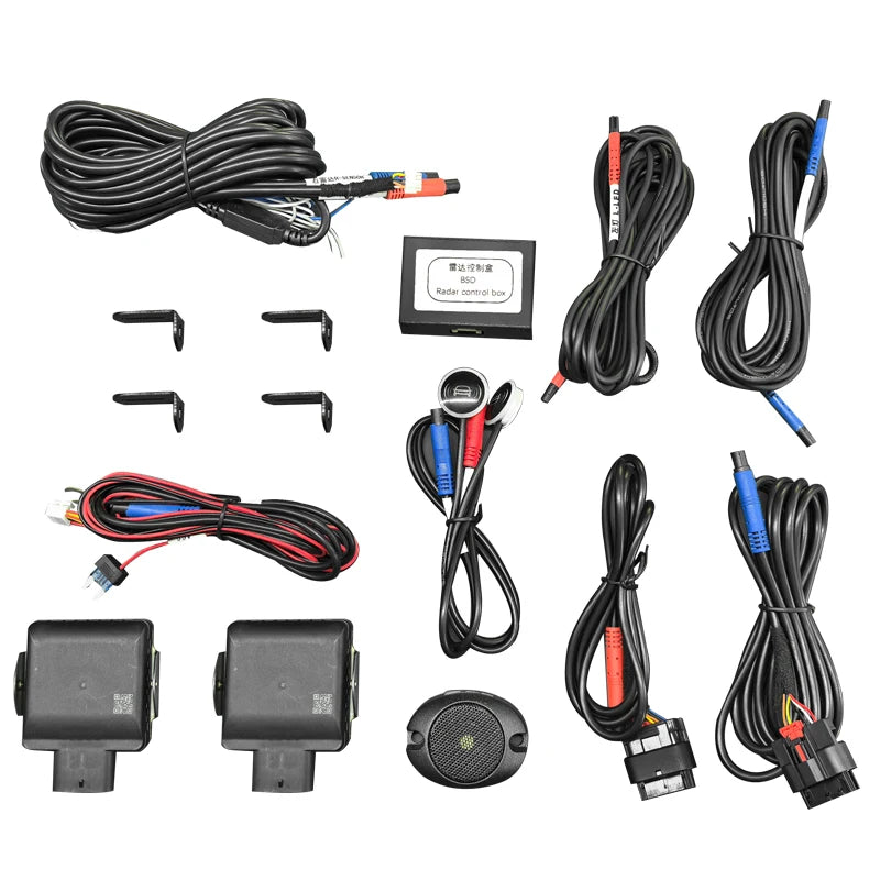Universal Car BSD BSM BSA Blind Spot Radar Detection System 24GHz Microwave Sensor Change Lane Driving Assistance with GPS