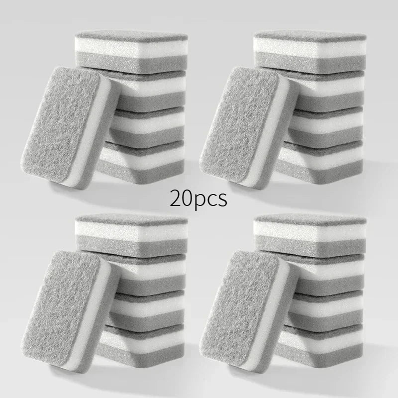 5/10/20 Pcs Eco Friendly Dish Sponges Set for Pots Plates - Dual Sided Scouring Pads