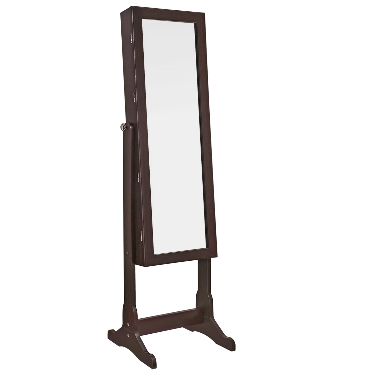 #Full Length Mirror Standing Lights Jewelry Cabinet Eco Friendly Mirror Jewelry Armoire with LED