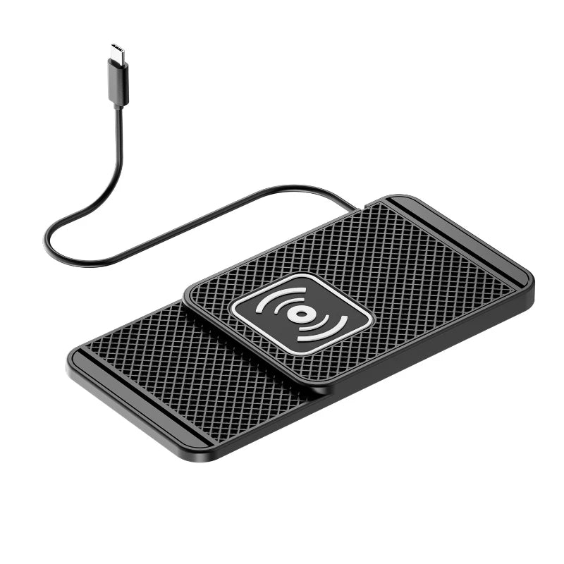 1M Long Wire USB/TYPE-C Quick Charging Mat Home Car Mobile Wireless Chargers Pad Charger Adapter Stand Phone Non-slip Holders