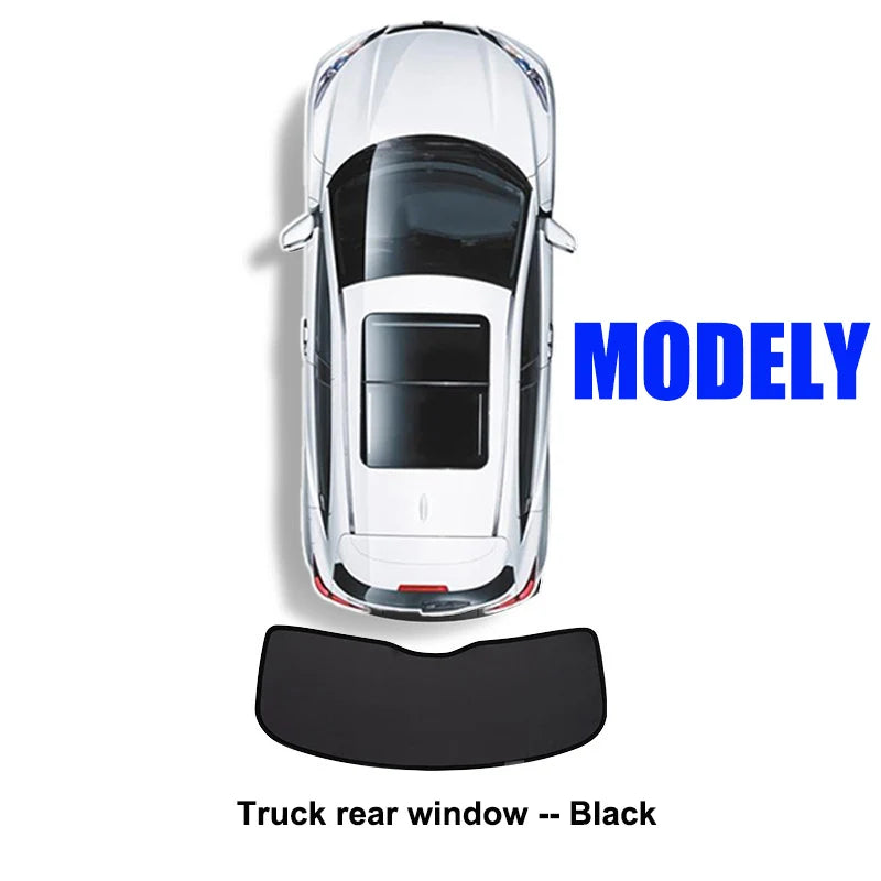 for Tesla Model 3 Y Juniper Highland 2025-2021 2026 Car Side Window Sunshade with Suction Cups Front Rear Windshield Privacy
