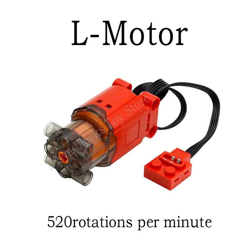 Train Track Motor High-Tech 2.4G Bluetooth APP Module RC DIY Building Blocks MOC PF Power Function Upgrade XL-M-Servo Motor DIY