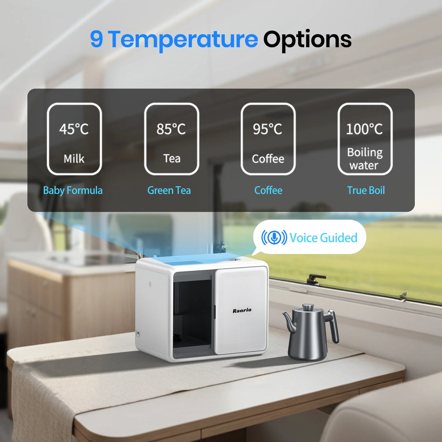 4L Infant Thermostatic Water Kettle Mix Baby Formula Hot Water Smart Insulation Pot For 5 Stage Reverse Osmosis Water Purifier