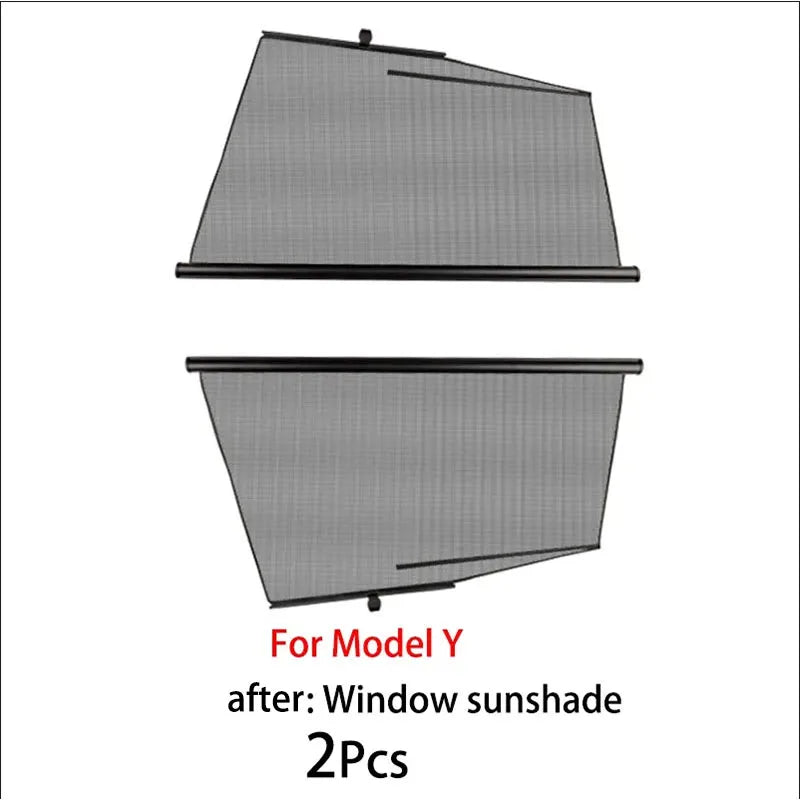 For Tesla Model 3 Y  2017-2023 Car Lifting Window Sunshade Custom Sun ShadeCar Sun Shade Front Rear Cover Windshield Protect
