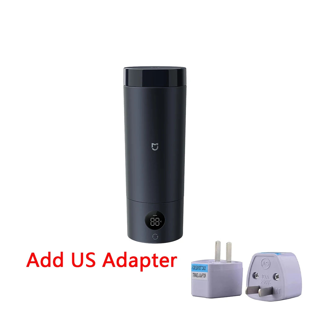 NEW MIJIA Portable Electric Kettle 2 Thermos Cup Fast Water Boiler 350ml Smart Temperature Insulated Kettle Travel 110V-240V